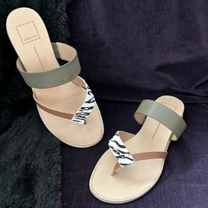 EUC! Dolce Vita Leather Zebra Mutli Stella Size 9.5